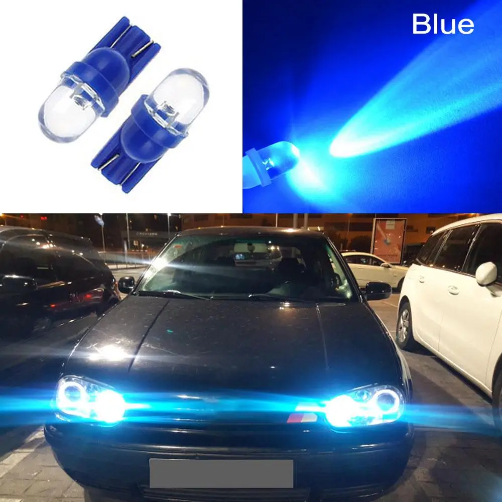 4X Белый красный синий зеленый желтый RGB 168 194 1 Smd авто клиновидный светильник