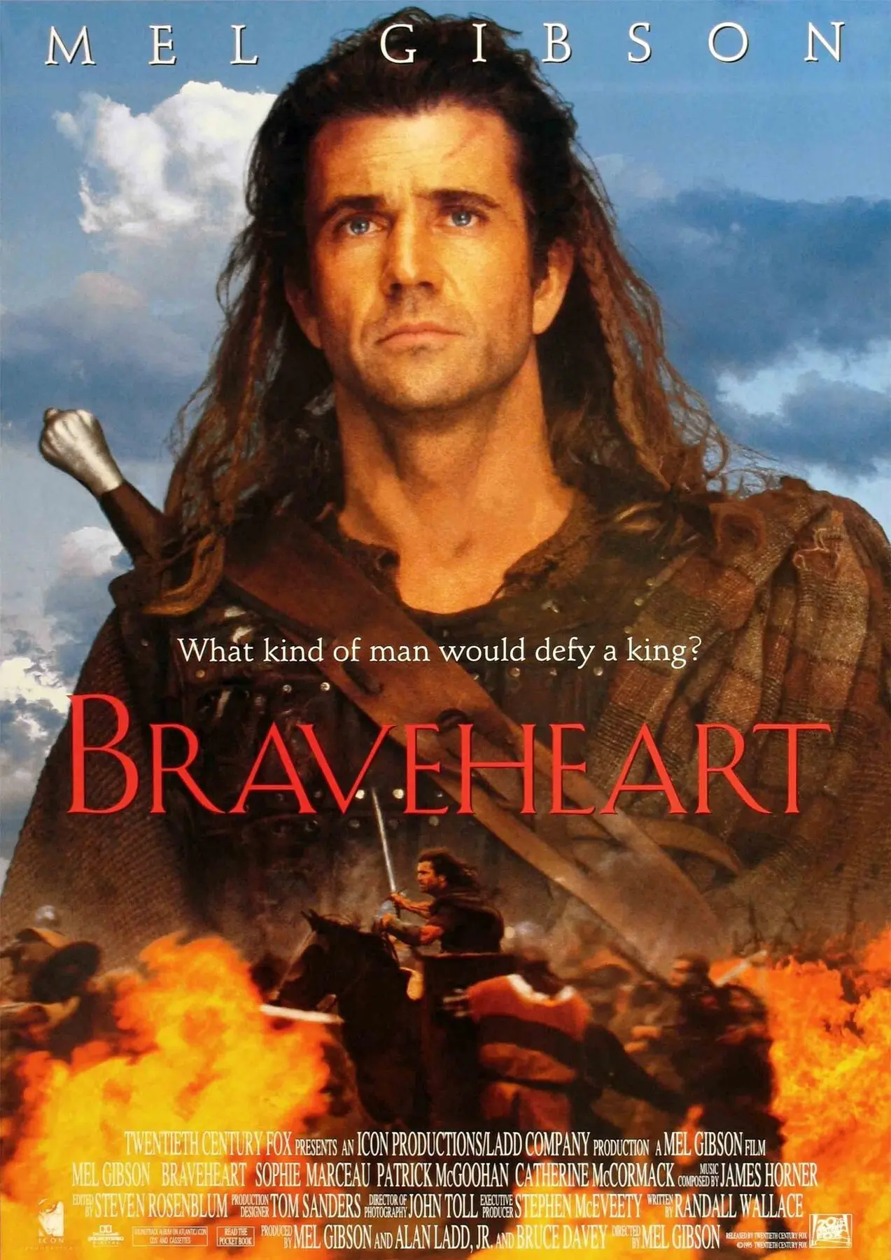 

Braveheart - Mel Gibson культовый кино искусство шелк плакат печать 24x36 дюймов