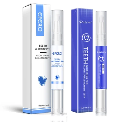 Whitening Pen EFERO отбеливающая зубная щетка для зубов, отбеливающая ручка для зубов, очищающая Сыворотка для гигиены полости рта, удаляет пятна от зубного налета, стоматологические инструменты - Цвет: Whitening Pen