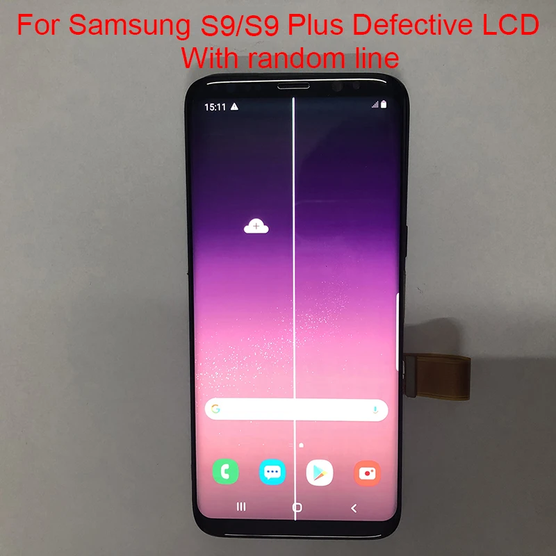 Бракованный S9 ЖК дисплей для Samsung Galaxy плюс с рамкой сенсорный экран SM G960F/DS G965F G965A