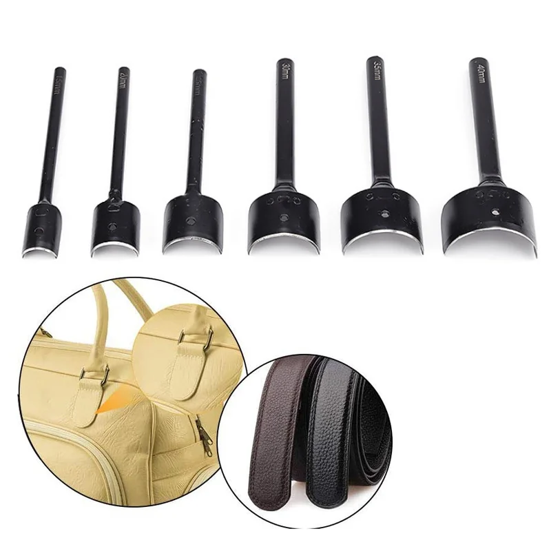 Кожаное ремесло полукруглая Пробивка вырезанная стальная Кожевенная угловая