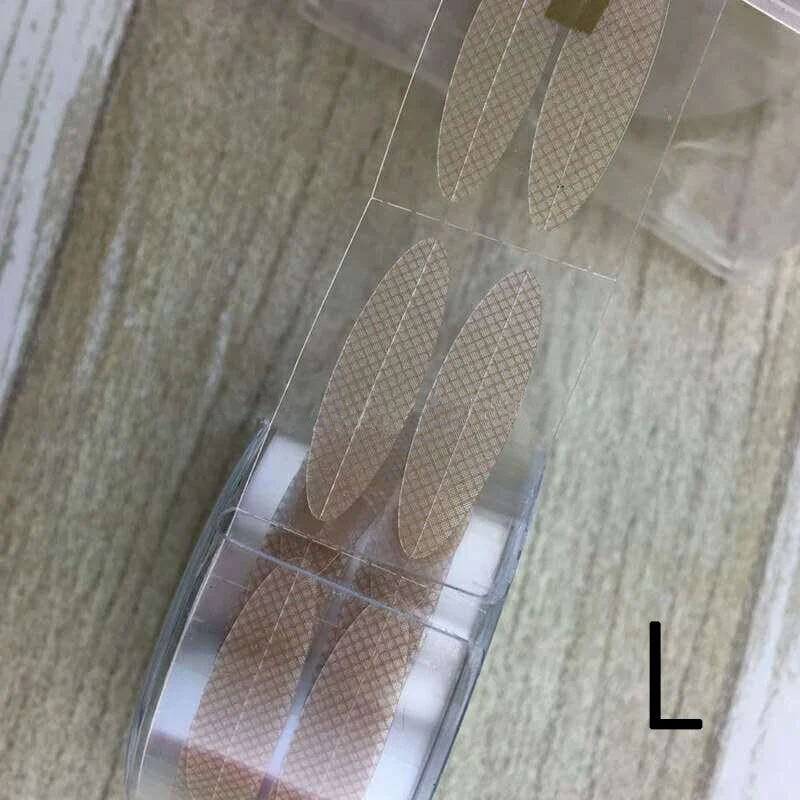 600 шт. больших глаз невидимых двойных веклевых наклеек для макияжа с прозрачной коричневой полоской в складку теневых инструментов