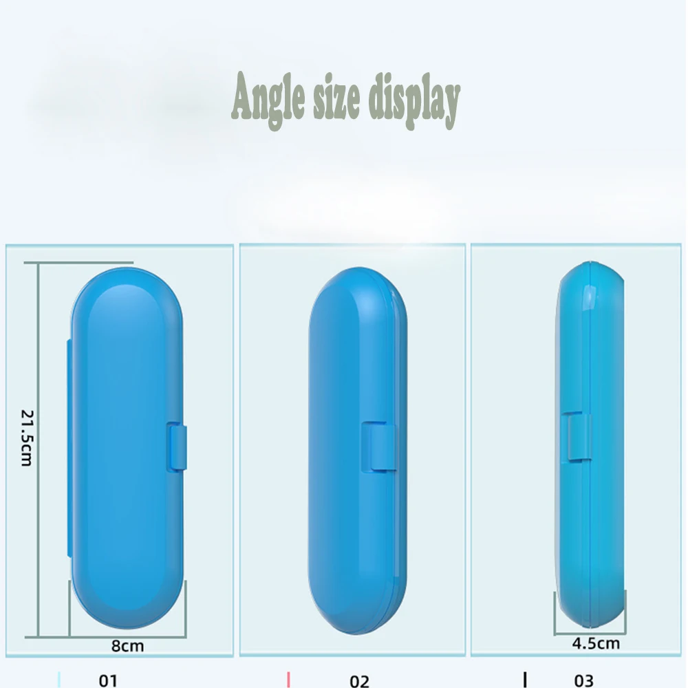 

1PC Universal Toothbrush Carrying Case Portable Toothbrush Holder Electric Toothbrush Case Travel Storage Box
