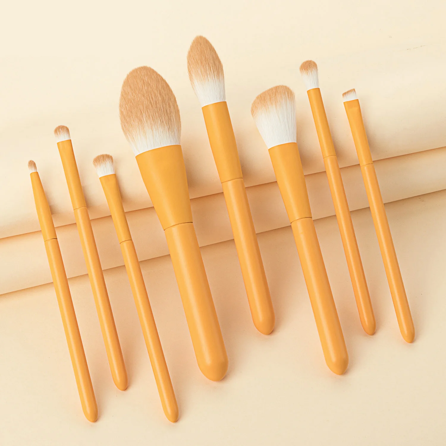 

8 Macaron Fruit Makeup Brushes Set Cosmetic Foundation Powder Blush Eye Shadow Blending Concealer Beauty Kit Make Up Brush Tool