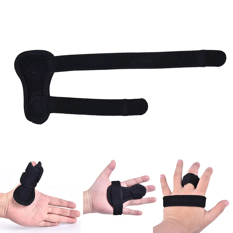 Регулируемая ТРИГГЕРНАЯ накладка на палец для большого пальца лента выпрямления
