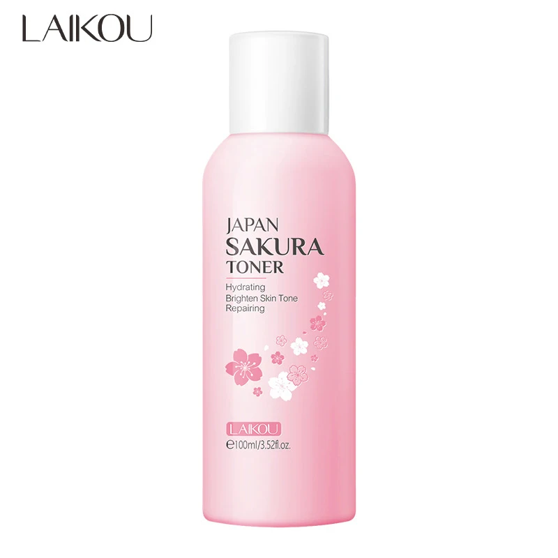 

100ml Cherry Blossoms Face Tonic Deep Moisturizing Oil-control Shrink Pores Makeup Water Whitening Skin Care Japan Sakura Toner
