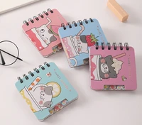 lovely cat portable memo notes students message notes mini note pads multi function cartoon cat print notebook 55 pages included