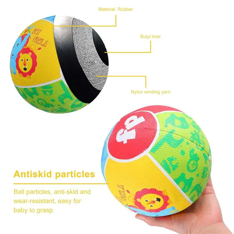 

1 Pc Creative Ball Toy Adorable Cartoon Ball Practical Educational Plaything