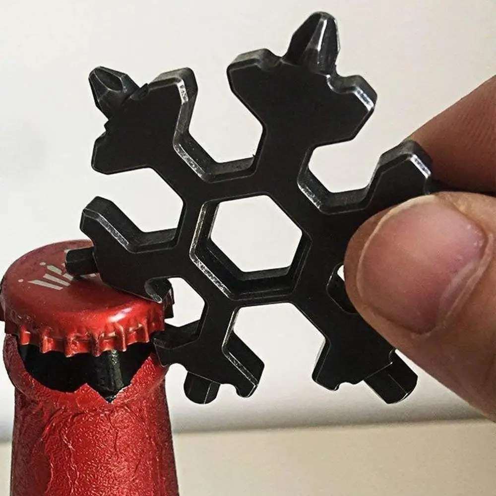 Многофункциональный инструмент 18 в 1 снежинка ключ для снега отвертка открывалка