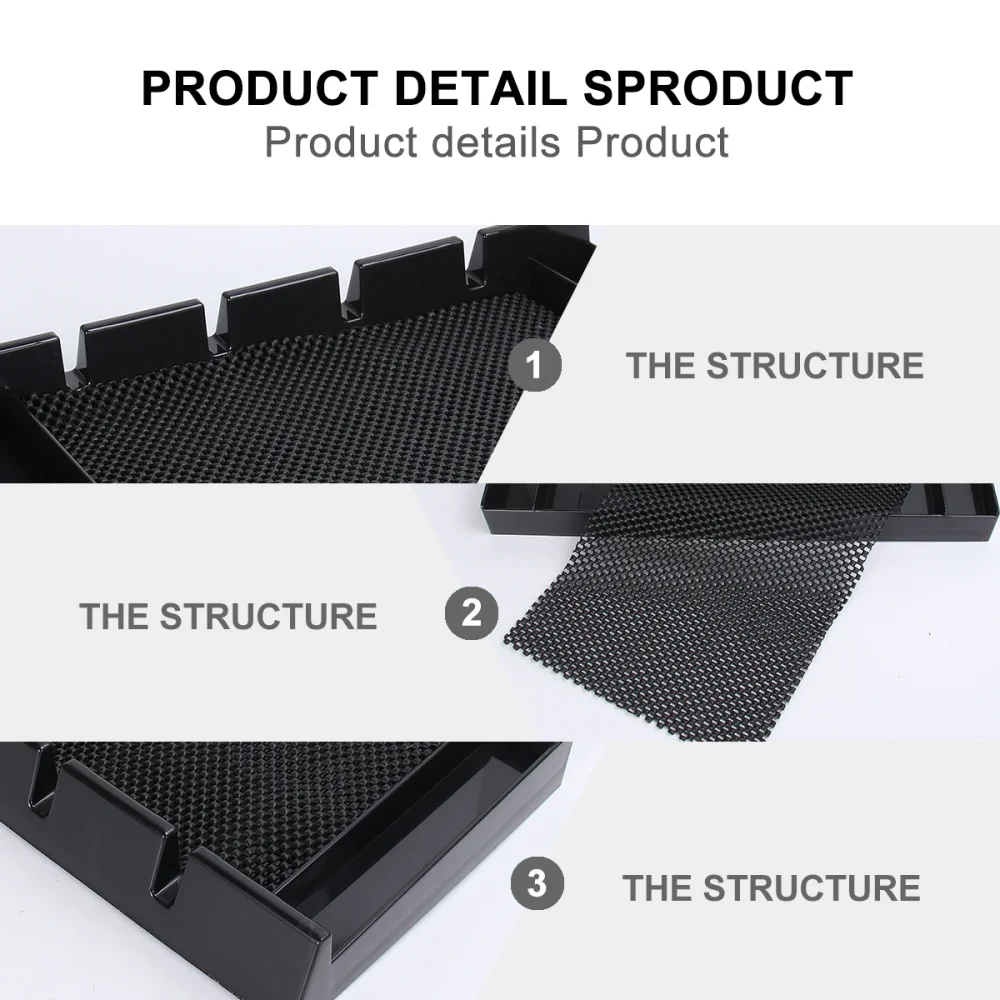 

Convenient Hair Clipper Storage Rack Eletric Hair Cutter Holder Hair Trimmer Storage Rack for Barbershop with Non-slip Mat (Blac