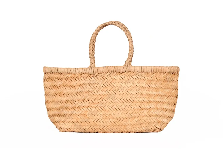 Большая сумка из натуральной кожи вязаная сумка-тоут ручной работы для женщин