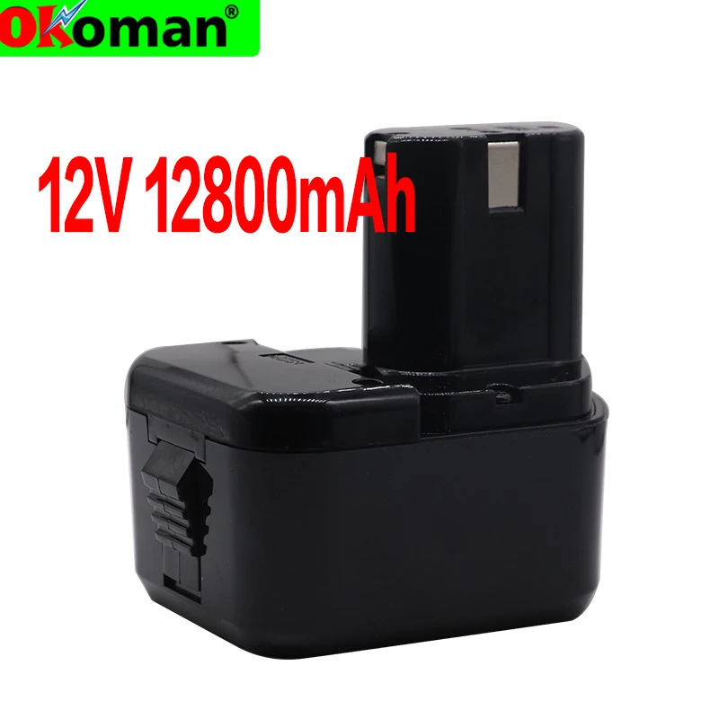 Высококачественный аккумулятор 12800 мАч 12 В Ач для Hitachi EB1214S EB1220BL EB1212S WR12DMR CD4D DH15DV C5D