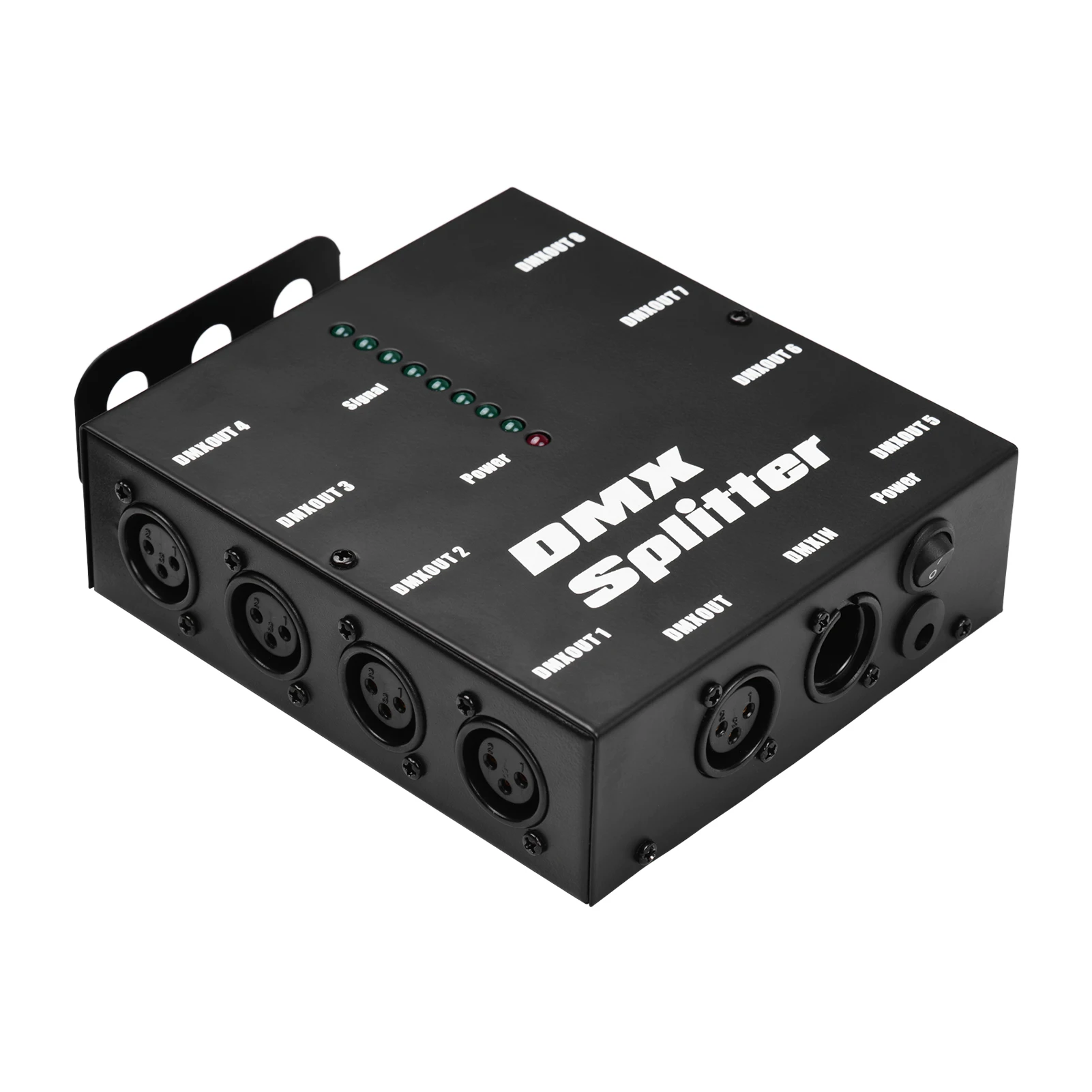 

DMX512 усилитель оптического сигнала распределитель 1 прямой вход и выход 8 независимых выходов s для контроллера светильник сцены