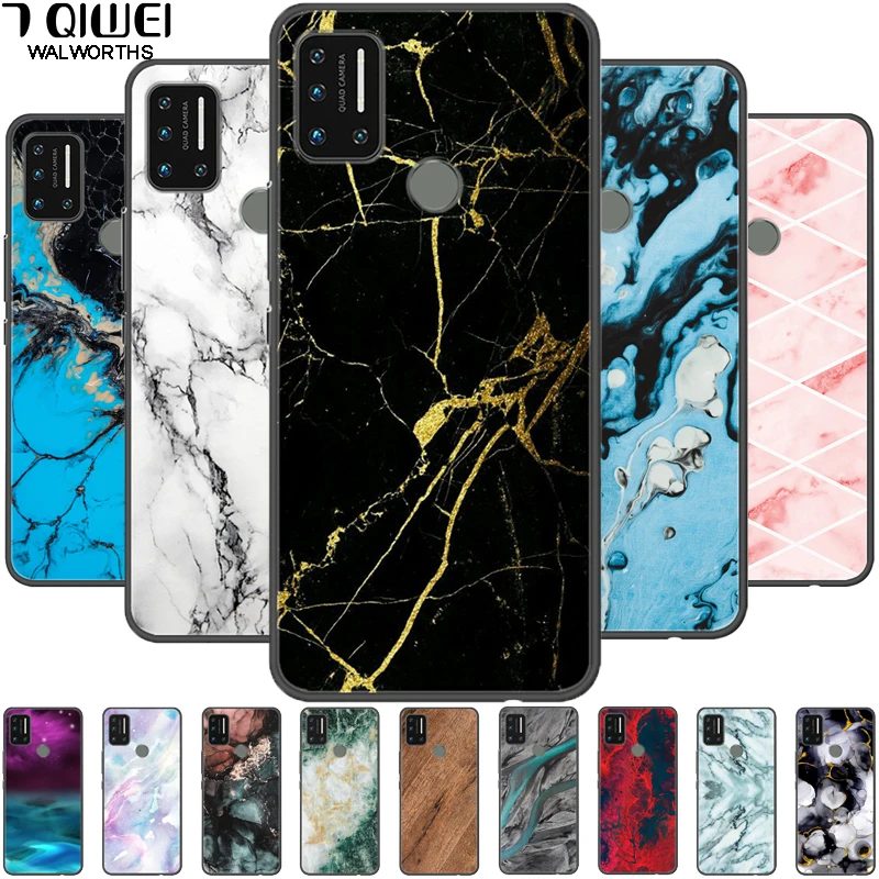 for umidigi a9 pro case silicone soft print marble phone cover for umidigi a7 pro case tpu bumper a9pro 2021 a7pro a 9 fundas free global shipping