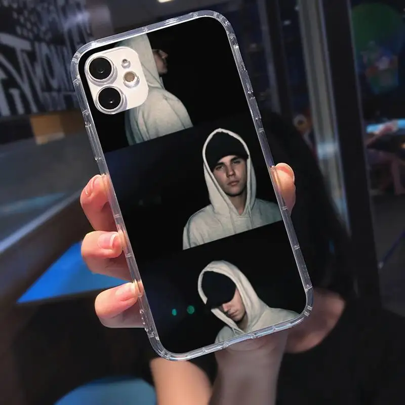 

Justin Bieber Soft Phone Case Transparent Case For Iphone 6 6s 7 8 Plus XR X XS 11 12 Pro Max
