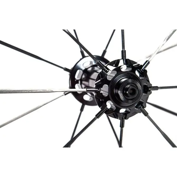 

Winspace Carbon Spokes Wheels HYPER Extreme Light Weight Rim Brake Racing Road Bicycle Wheels with Aero Bladed Carbon Spokes