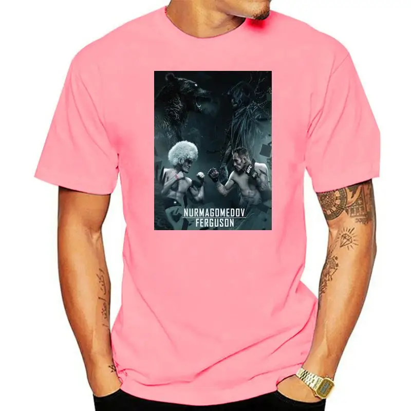 

Khabib Nurmagomedov Тони Фергюсон боксерский матч борьба фанатская футболка Подарок Повседневная Прямая поставка