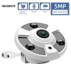 5-мегапиксельная камера видеонаблюдения POE IP Fisheye, панорамная наружная водонепроницаемая купольная камера видеонаблюдения с обзором на 180 градусов XMEYE H.265
