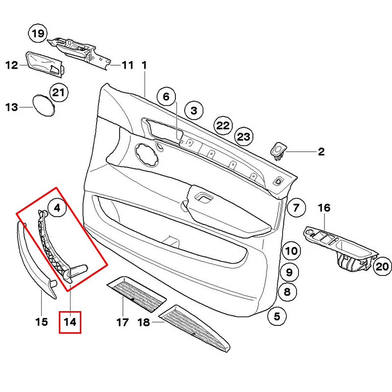 Бежевый черный автомобиль Левая Правая Внутренняя дверь подлокотник ручка