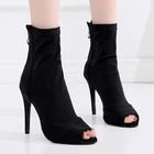 Туфли женские для латиноамериканских танцев, 5-10 см, танцевальные, черные