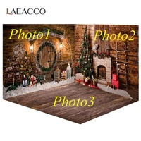 christmas backgrounds for photography winter snow wood ladder snow gift fireplace tree lantern yard scenic photographic backdrop