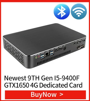 MSECORE Intel I5 9400F GTX1050TI 4G специальный игровой мини-ПК Windows 10 HTPC неттоп linux игровой ПК настольный компьютер 4K WiFi