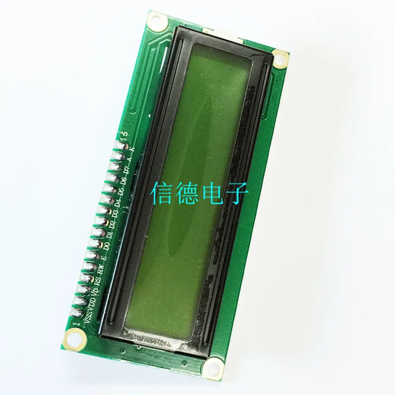 

Синий желто-зеленый экран IIC/I2C 1602 ЖК-модуль желто-зеленый с файлами библиотеки