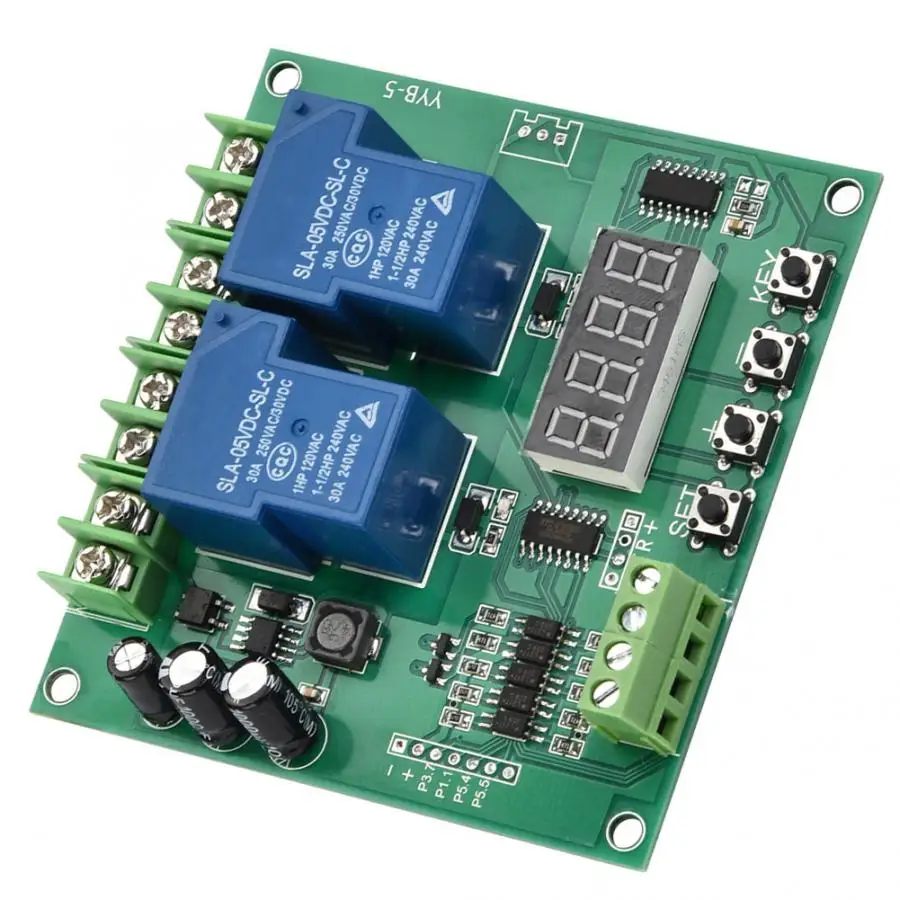 YYB 5 12v 24v передняя/обратная плата управления двигателя два модуля времени