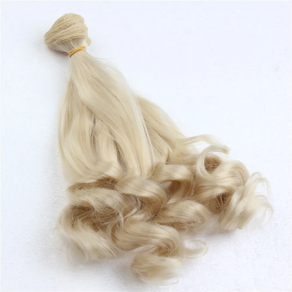 

BJD Wig Accessories for Dolls 1Piece 20*100cm Doll Hair for 1/3 1/4 1/6 Gradient Color Curly BJD Wigs Kid's Gift Toy