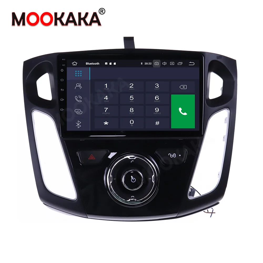 Android 10 автомобильный радиоприемник мультимедийный плеер с GPS для Ford Focus 2012-2017