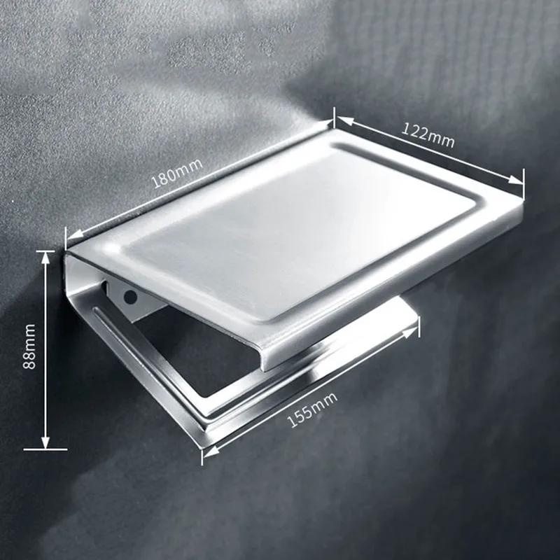 Ванная комната пространство Алюминий Туалет Бумага держатель туалетная бумага