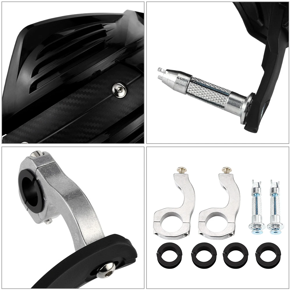 

Yamaha Honda Dio Motocross Dirt Bike 2PCS Motorcycle 7/8" 22mm Hand Guard Handguard Protector Handlebar Guards
