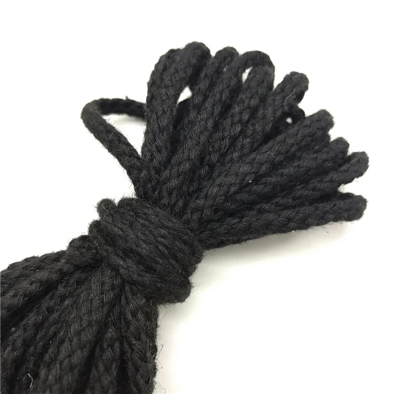 10yards 5mm Cotton Rope Craft Decorative Twisted Cord For Handmade Decoration DIY Lanyard Ficelles Couleurs Thread | Дом и сад