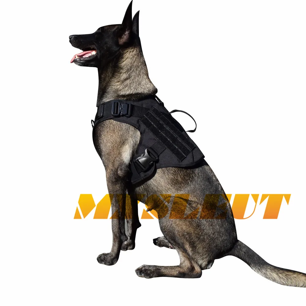 Тактический ошейник MXSLEUT K9 регулируемый размер для военных тренировок