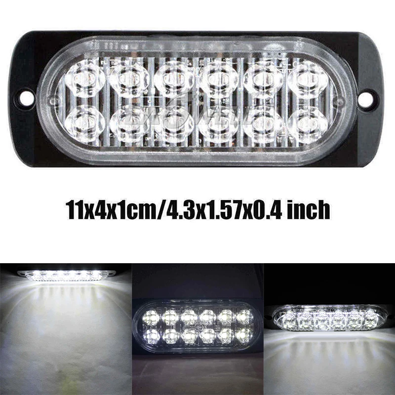 

36W Working Lamps Truck White Car DC 12V-24V Flash Light Kit Replacement