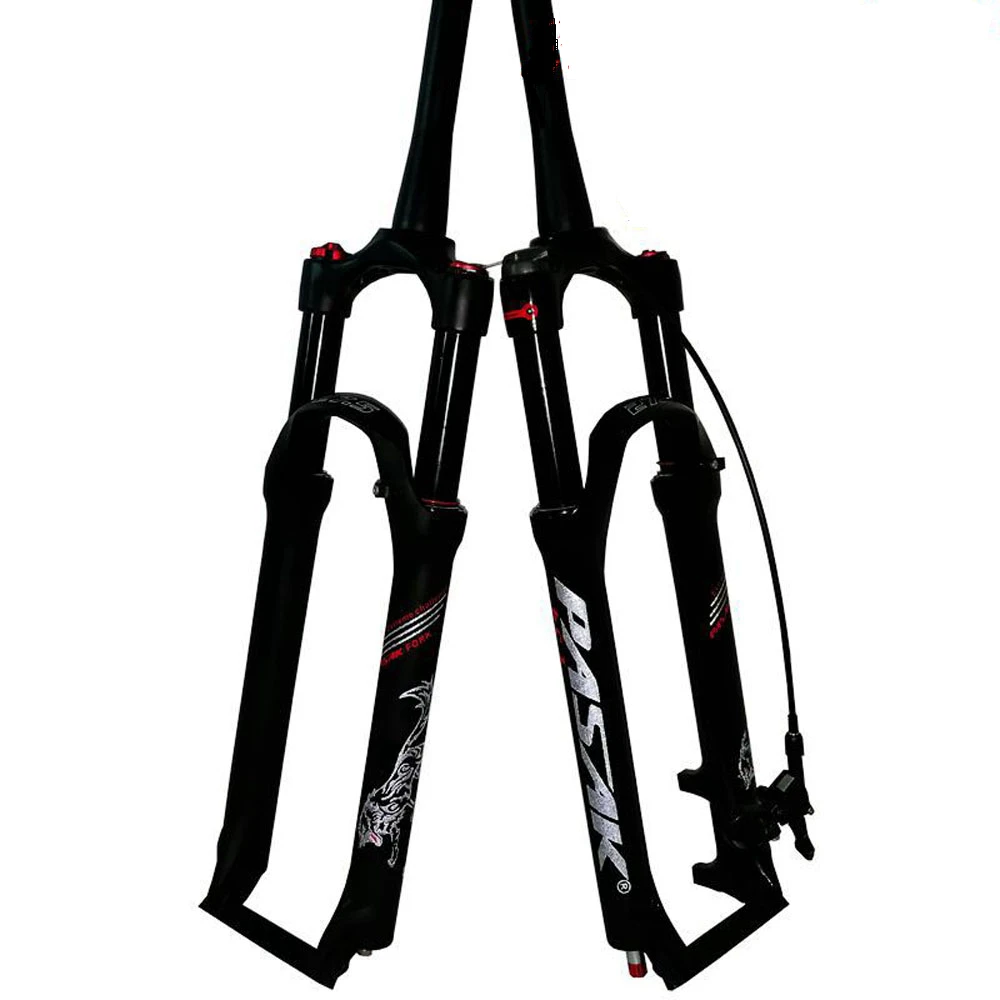 Pasak Mtb пневматическая подвеска вилка велосипеда 26 &quot27 5&quot 29 &quotконической трубки 1