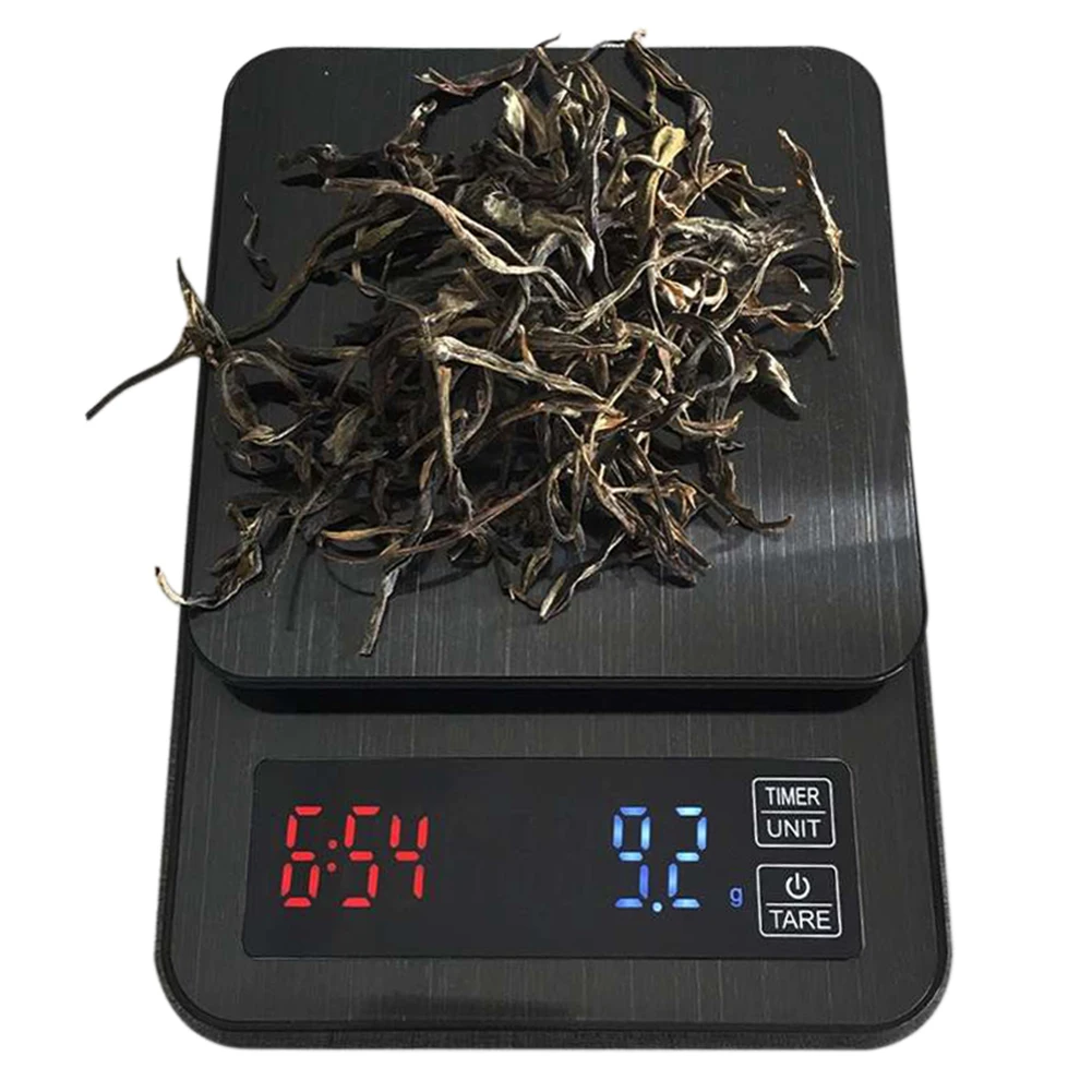 

LED Digital Coffee Scale with Timer Stainless Steel Timer Electronic Kitchen Pocket Scale Kitchen Food Weighing Tool