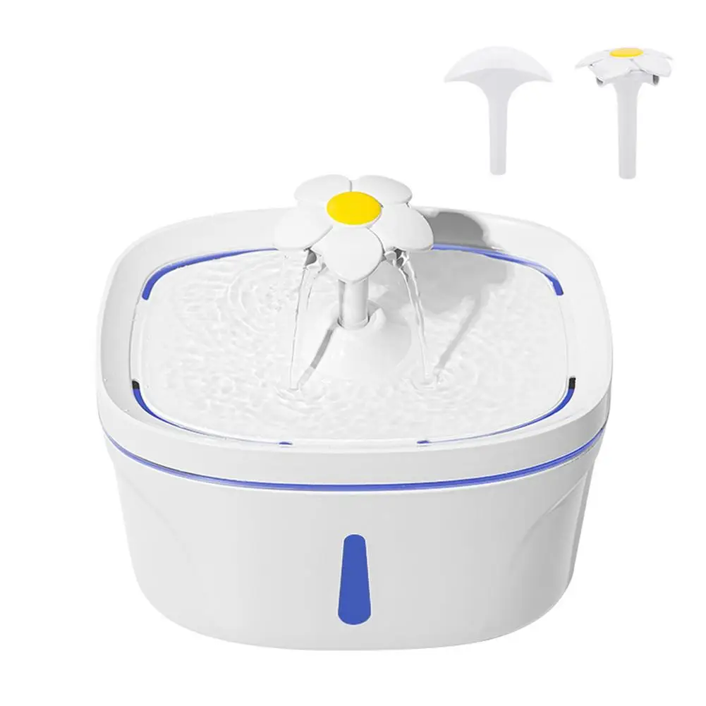 

Cat Fountain 2.5L LED Pet Drinking Fountain Automatic Dry-Tolerant Cat Water Dispenser Fresh Water For Cats And Small Medium Dog