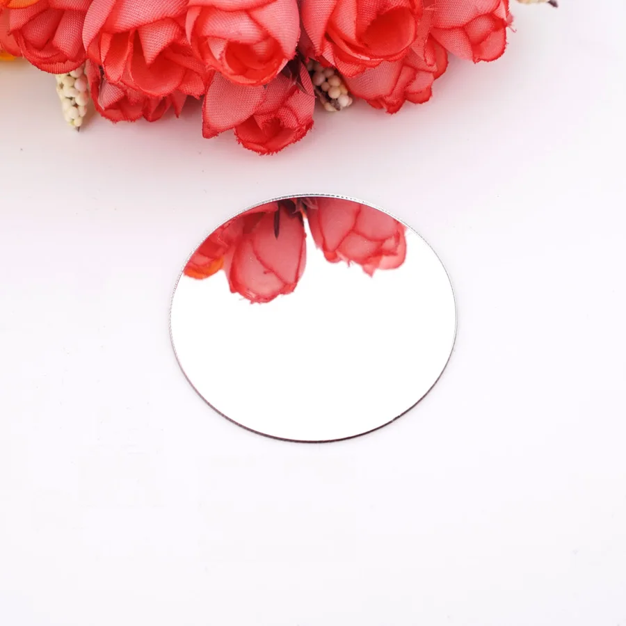 

50pcs Small Round Wall Mirror Sticker 3D Acrylic Dots Mirror Sticker Wedding Decoration Party Decor 3cm,4cm,5cm,6cm