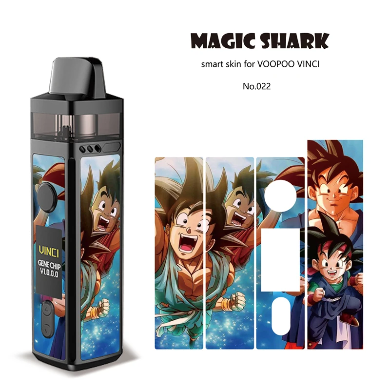 Волшебная Акула Китти игра ПВХ стерео наклейка пленка чехол Чехол для VOOPOO VINCI