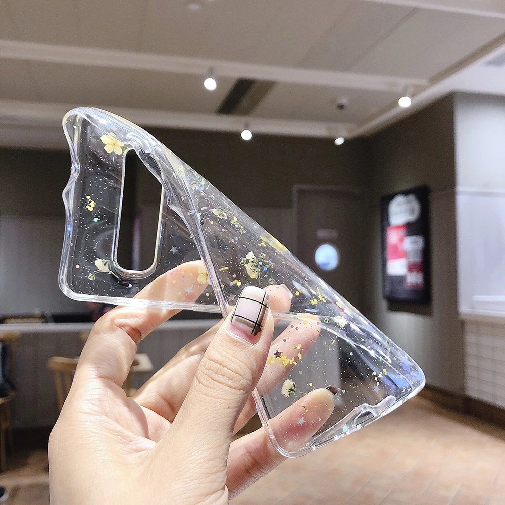 Чехол LOVECOM для телефона Samsung Galaxy Note S21 10 S10 S10e S8 S9 Plus 8 9 настоящие сушеные цветы