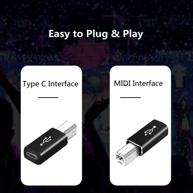 USB C Female для Тип B Midi-адаптер ноутбука планшет MacBook Pro / Air портативный лазерный
