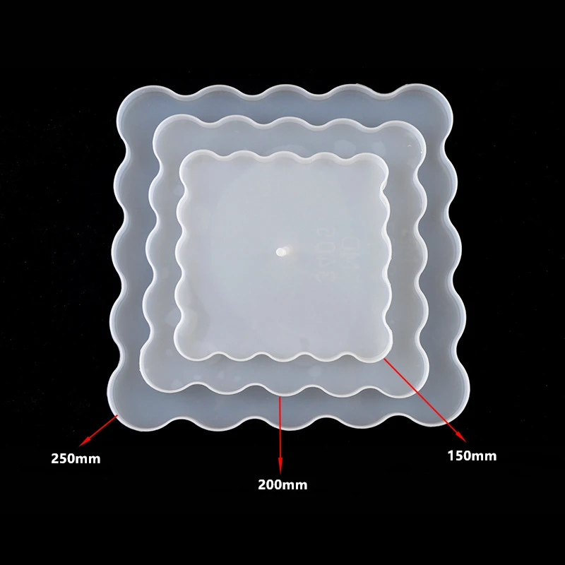 Точечная 3-слойная подносы для фруктов посуда каучуковая силиконовая форма