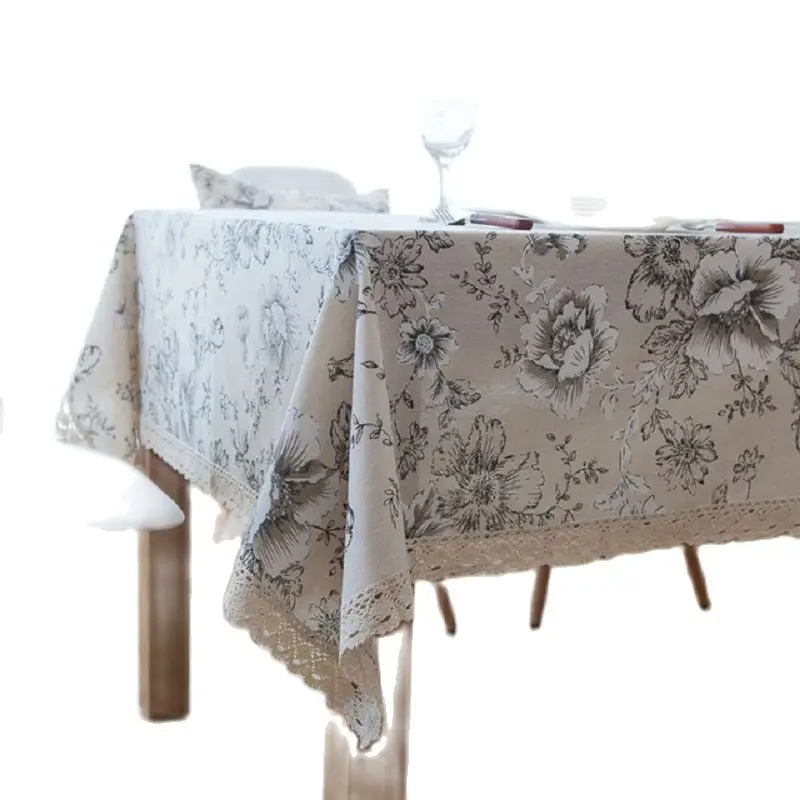 

Decorative Table Cloth Cotton Linen Tablecloth Rectangular Tablecloths Dining Table Cover Obrus Tafelkleed Mantel Mesa Nappe