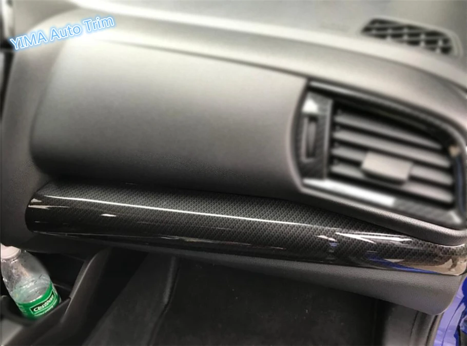 Lapetus For Honda FIT JAZZ- ABS Car Styling Co-pilot Middle Control Instrument Panel Cover Molding Trim 1 Piece