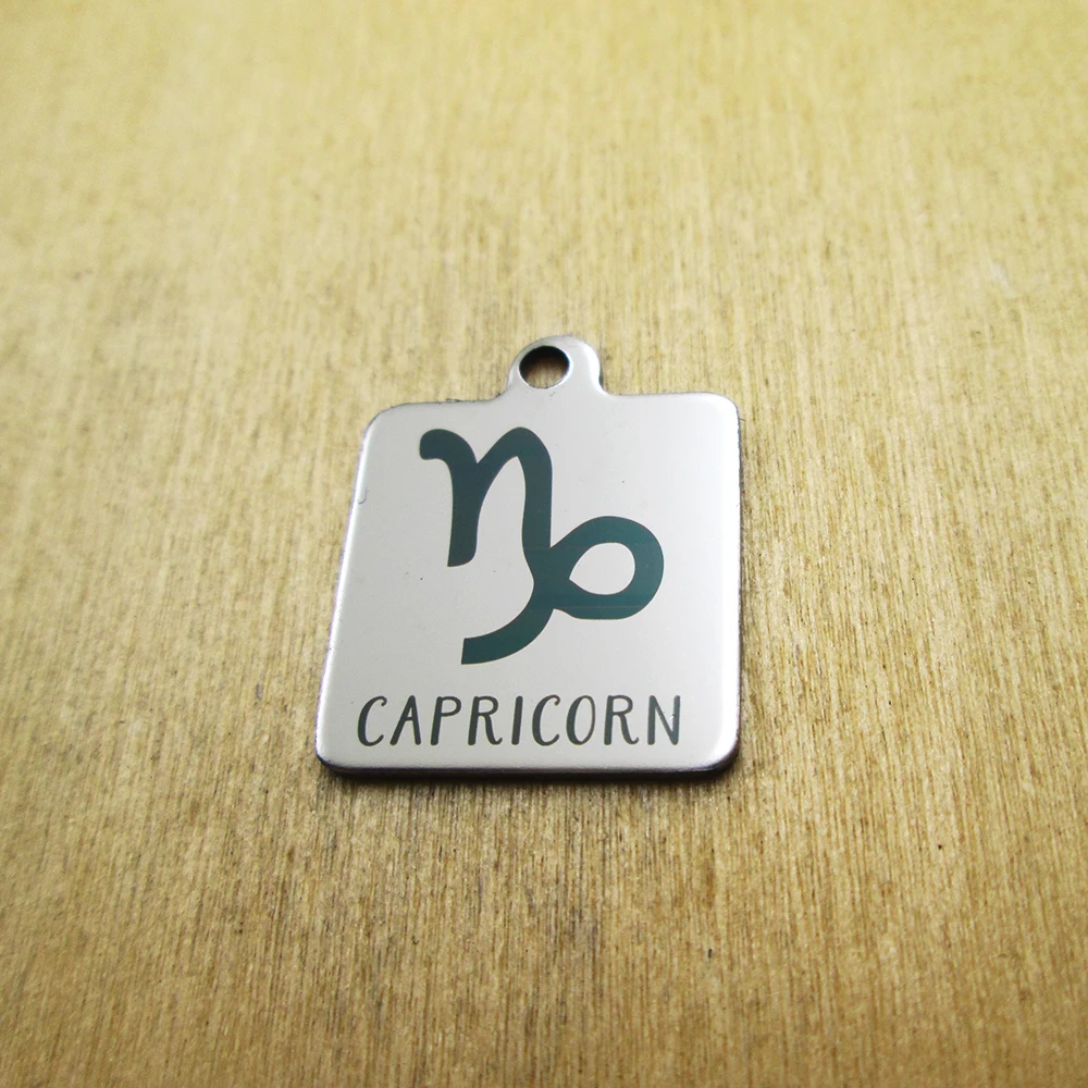 10 шт./партия-жена пожарного амулеты из нержавеющей стали лазерной гравировкой DIY