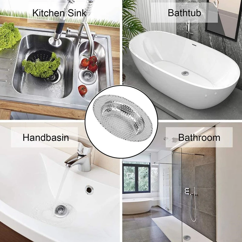 Новый кухонный фильтр для раковины из нержавеющей стали сливное отверстие