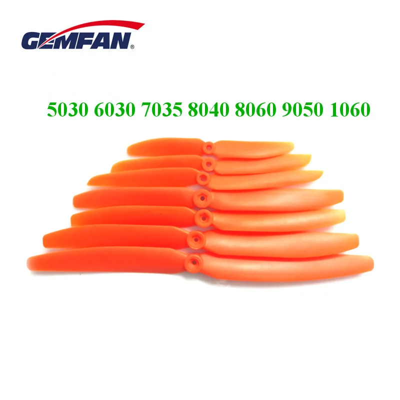 Gemfan 5030 6030 7035 8040 8060 9050 1060 винт с прямым приводом для RC модели самолетов неподвижным