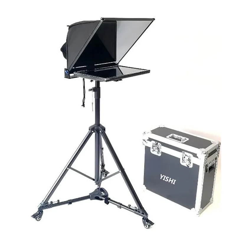 YISHI 22 дюйма компьютерный телеprompter для интервью конференции речевой Prompter Reader DSLR