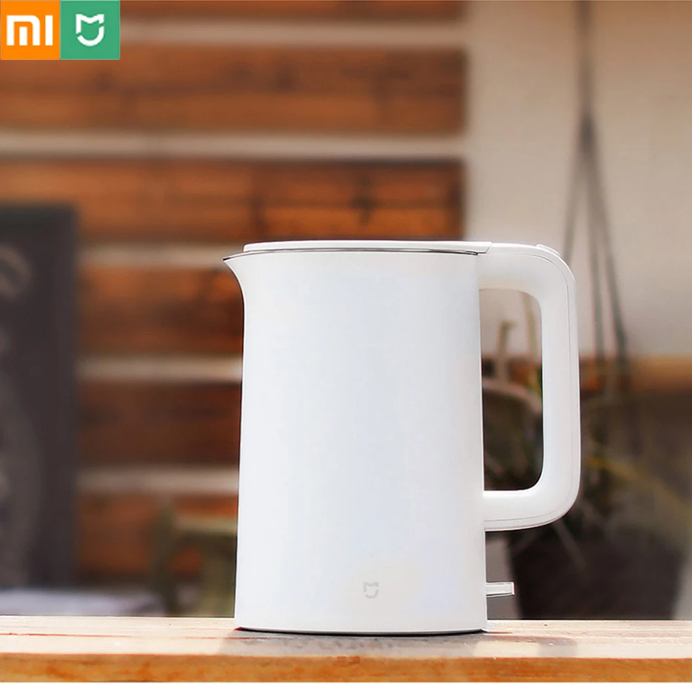 100% Xiaomi Mijia электрический чайник 1.5L Авто Защита от отключения питания бойлер